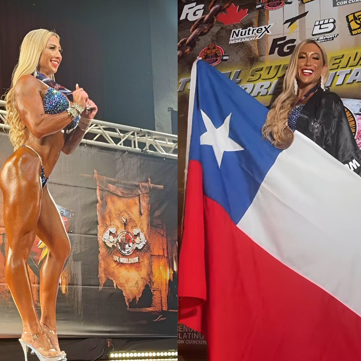 “Oro para Chile”: Nicole Moreno triunfa en su categoría en importante competencia internacional de fisicoculturismo