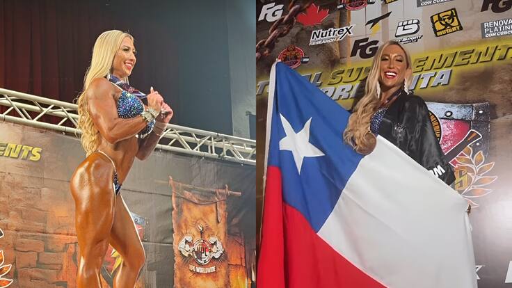 “Oro para Chile”: Nicole Moreno triunfa en su categoría en importante competencia internacional de fisicoculturismo