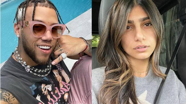 Mia Khalifa confirmó su relación con Jhay Cortez en redes sociales
