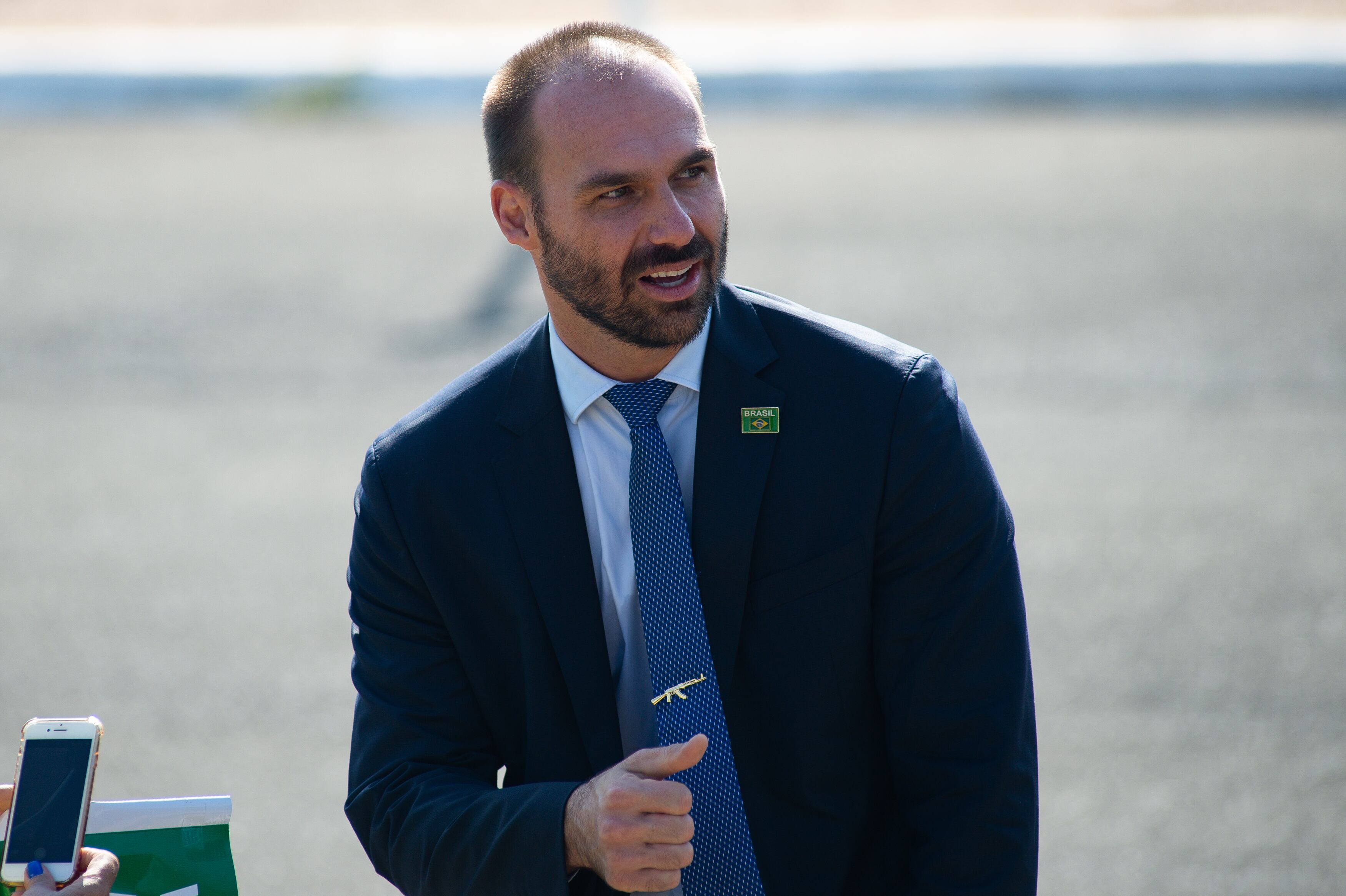 Eduardo Bolsonaro, hijo del expresidente Jair Bolsonaro