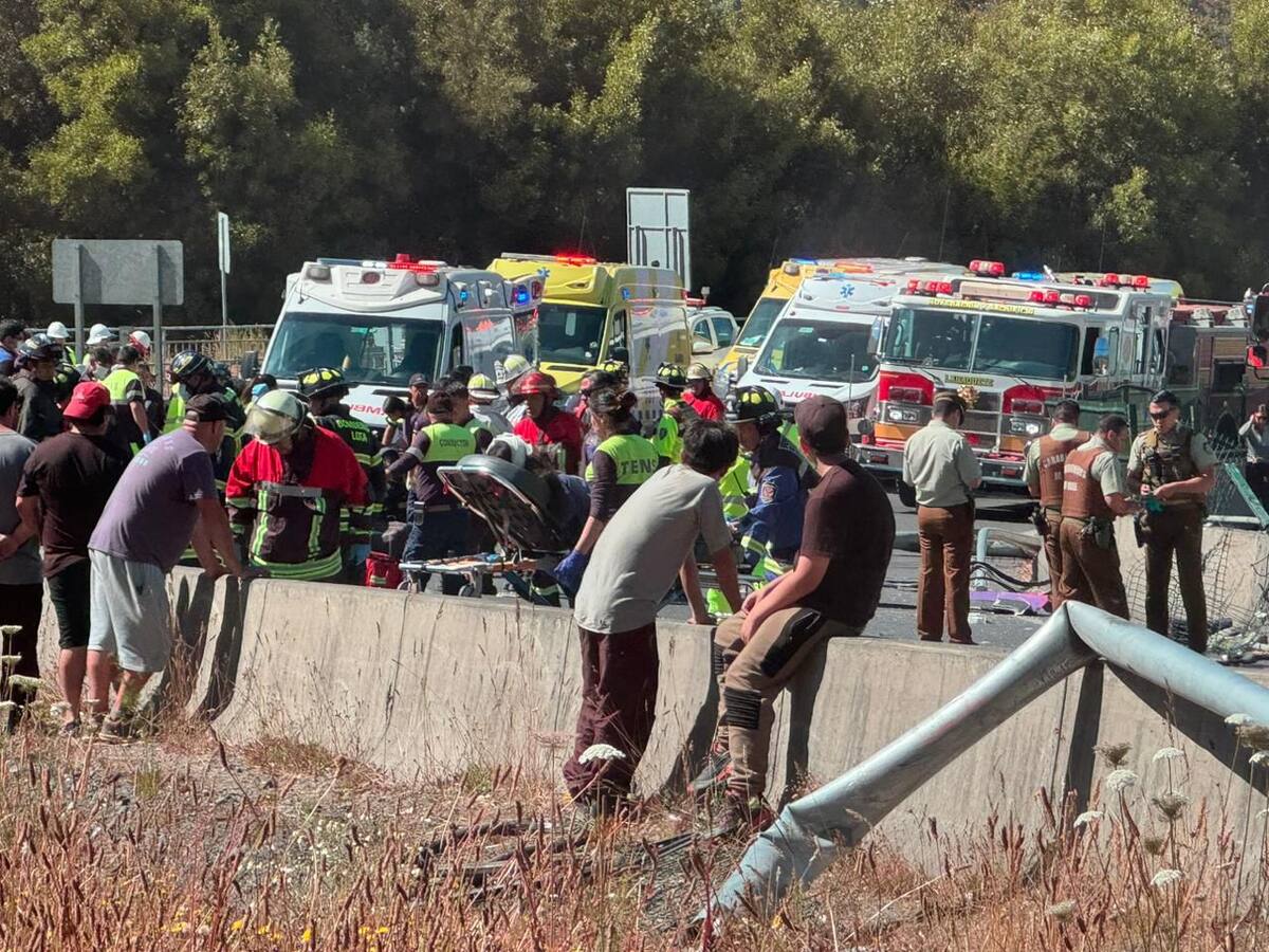 Tragedia en la región del Biobío: tres muertos y al menos 11 heridos graves tras accidente en la Ruta 160 en Lota