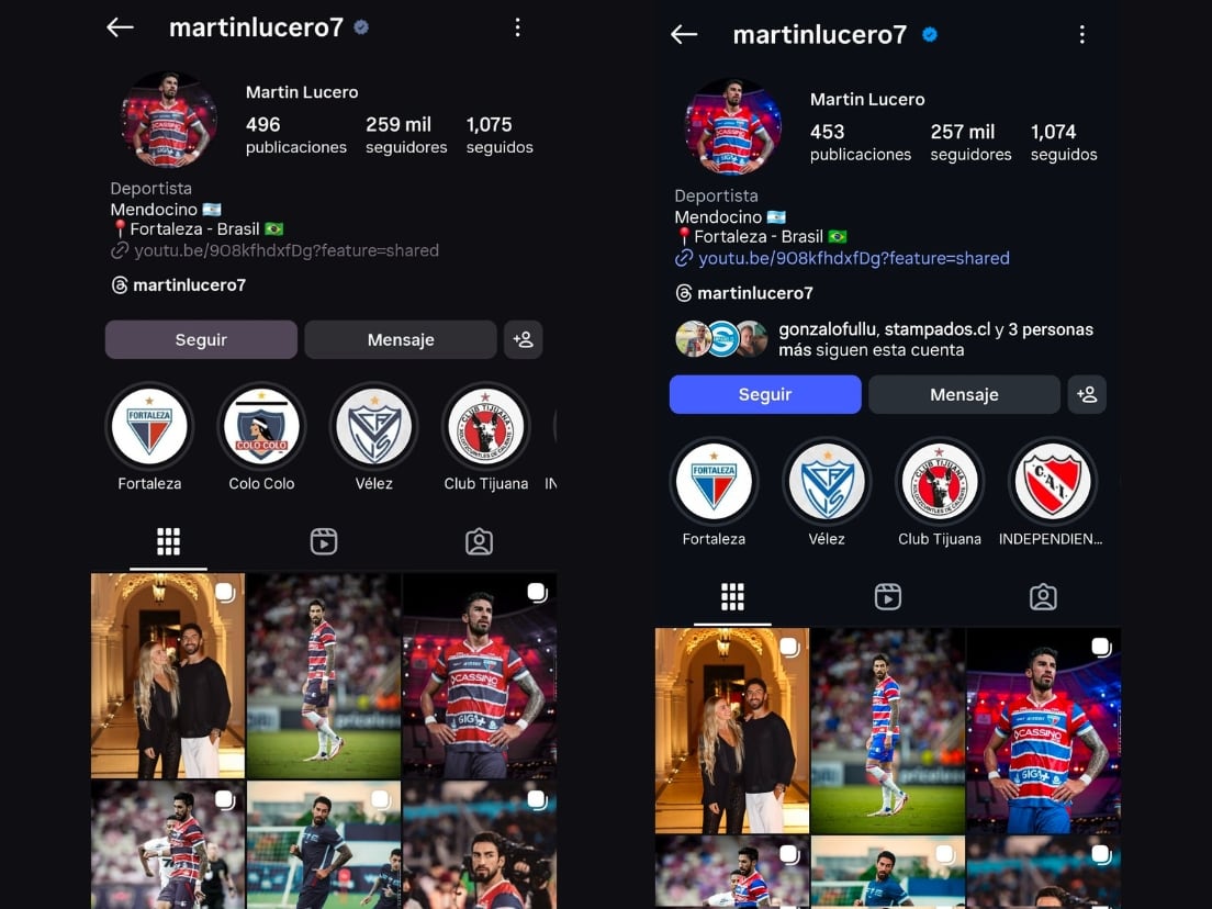Instagram: Juan Martín Lucero