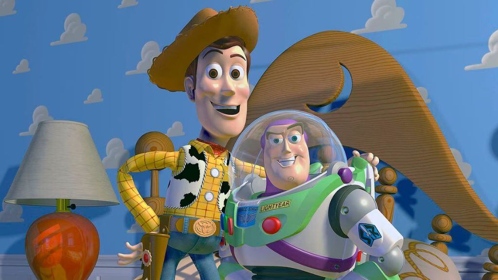 woody y buzz lightyear - toy story 5