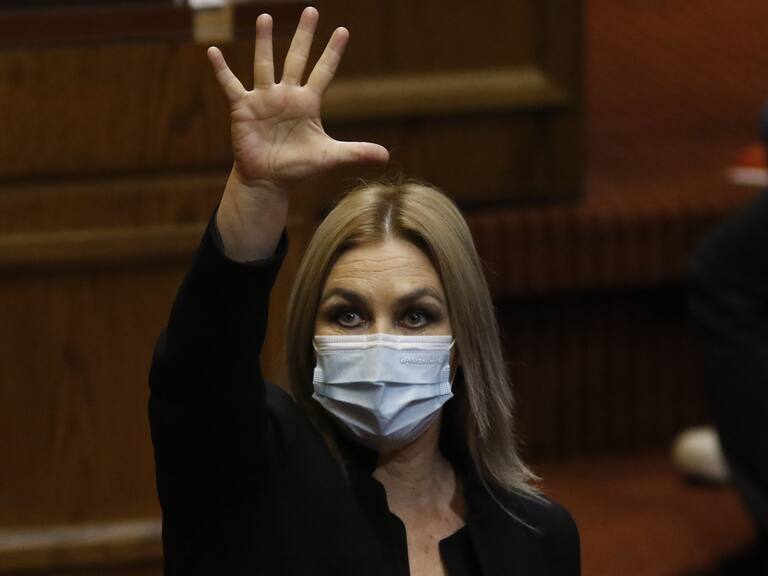 21 DE MARZO DE 2022/VALPARAISOLa diputada Pamela Jiles, durante la Sesión Especial de la Cámara de Diputados.
FOTO: LEONARDO RUBILAR CHANDIA/AGENCIAUNO