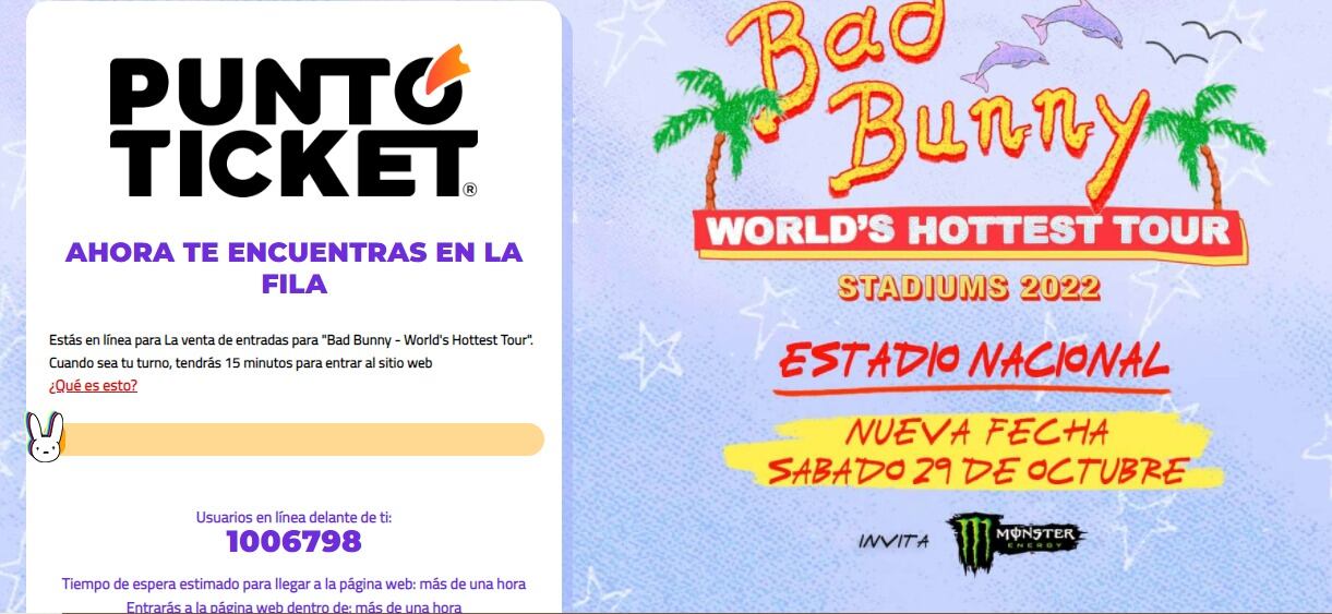 Bad Bunny en Chile | Captura