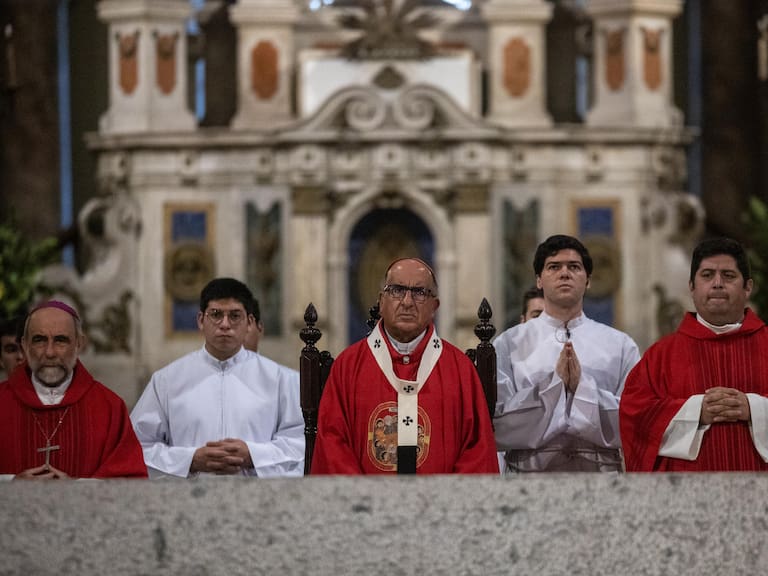 El arzobispo de Santiago, Fernando Chomali