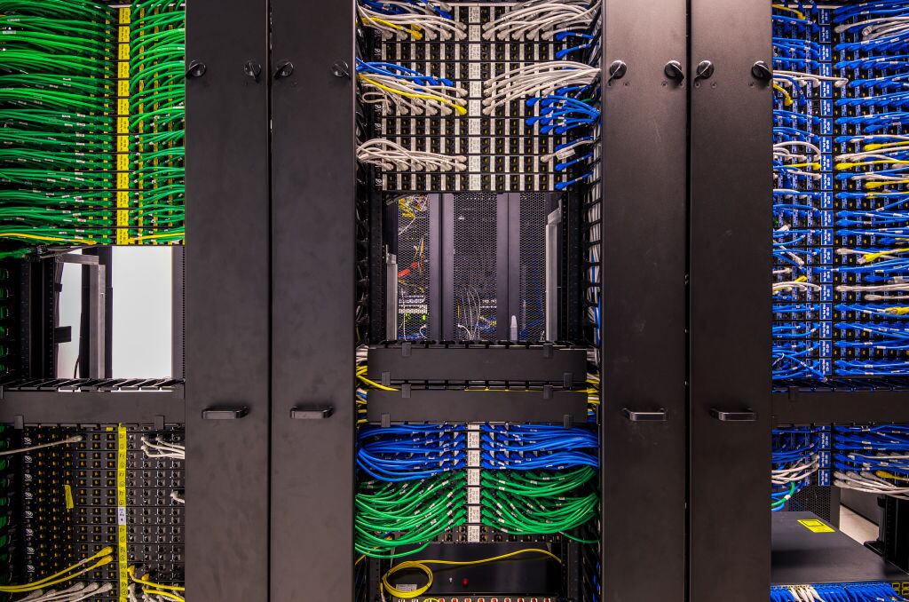Un centro de datos informáticos en Hong Kong