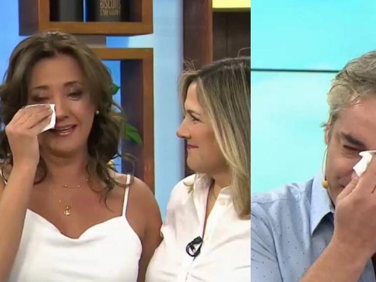 A puro llanto: Priscilla Vargas y José Luis Repenning viven emotivo momento tras regreso de Michelle Adam a Canal 13