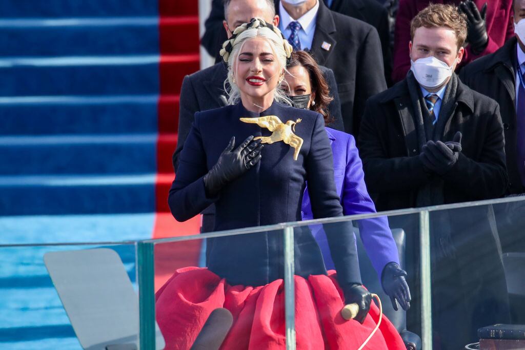 Lady Gaga en el Inauguration Day
