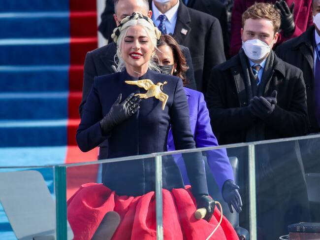 Lady Gaga en el Inauguration Day