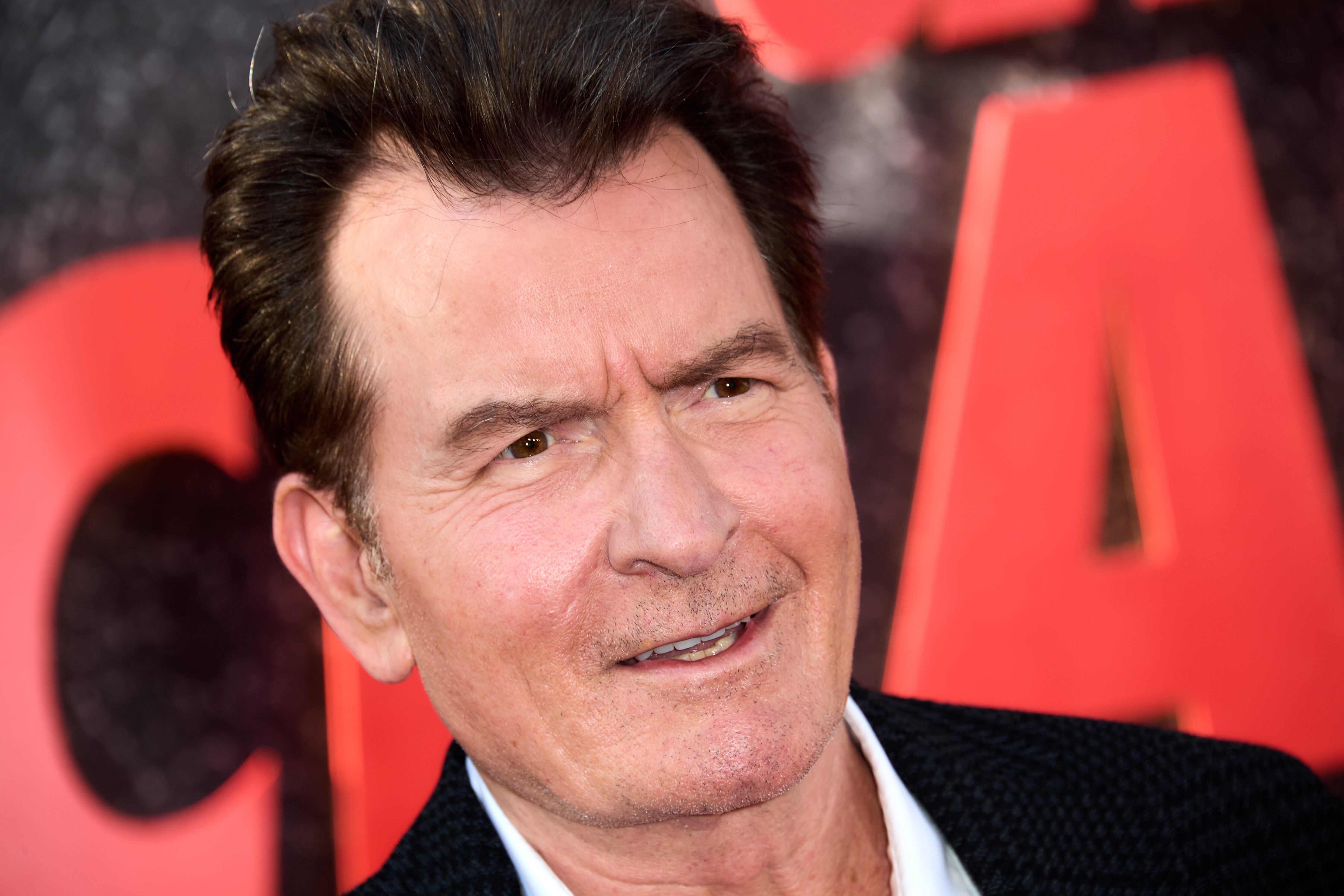 HOLLYWOOD, CALIFORNIA - SEPTEMBER 04: Charlie Sheen attends the Los Angeles Premiere Of Netflix's "aka Charlie Sheen"at TUDUM Theater on September 04, 2025 in Hollywood, California. (Photo by Unique Nicole/Getty Images)