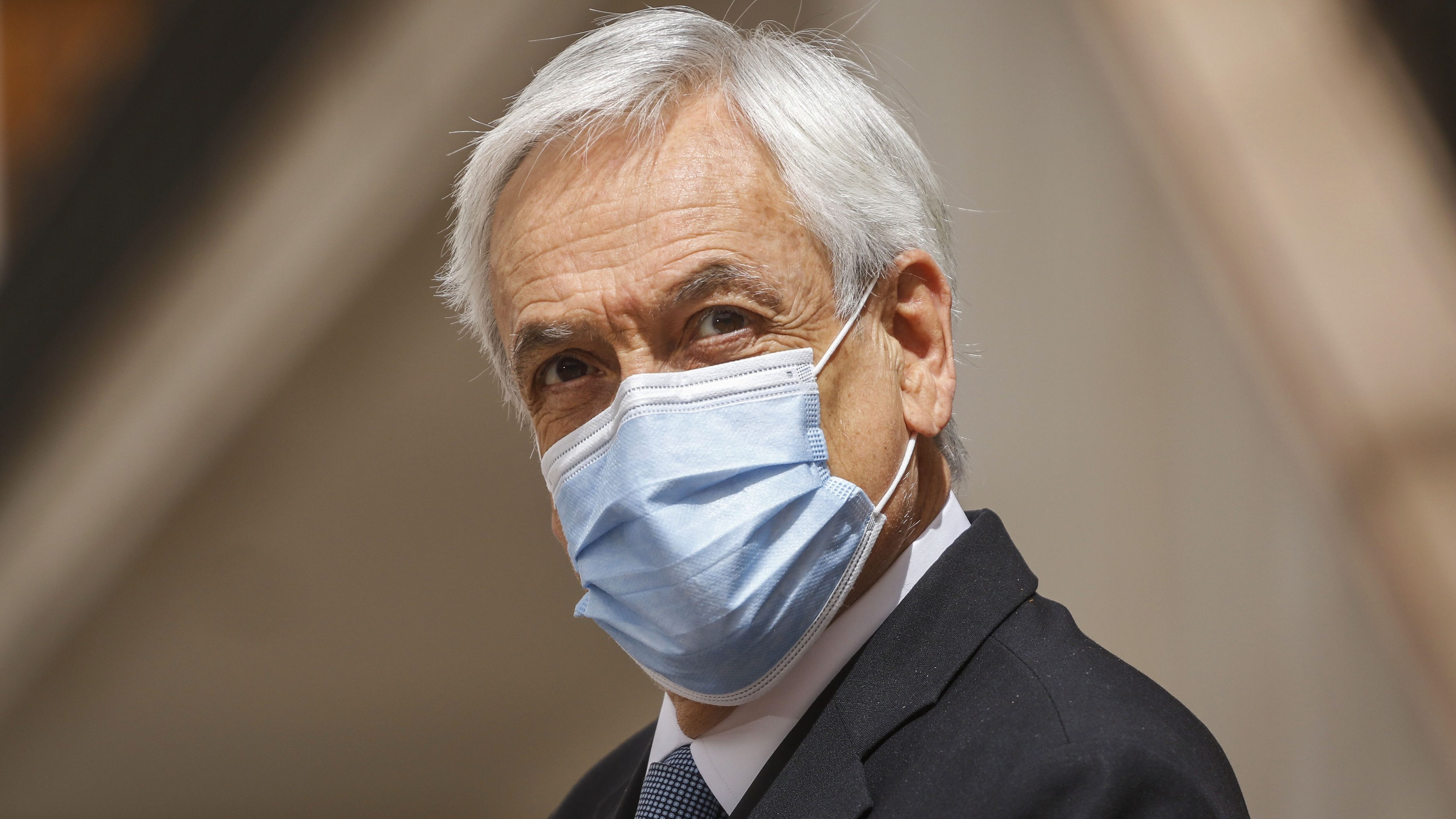 5 de enero del 2021/SANTIAGOEl Presidente de La Republica, Sebastián Piñera, se prepara para realizar un puno de prensa, tras reunirse en el Palacio de La Moneda, con víctimas de la delincuencia.
FOTO: SEBASTIAN BELTRAN GAETE/AGENCIAUNO