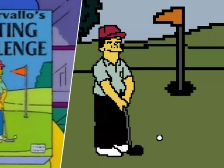 ¡Ay, qué lindo! Usuario de redes sociales creó el juego de golf «Lee Carvallo’s Putting Challenge» que aparece en Los Simpson