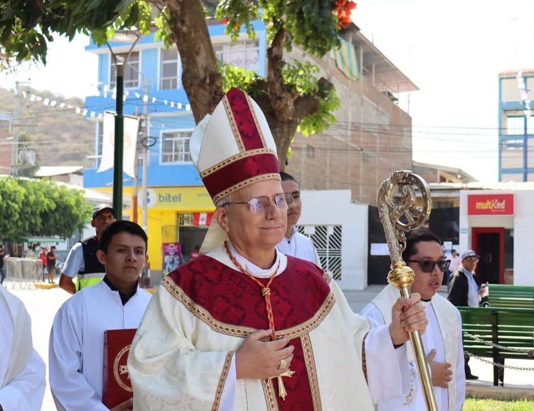 Crédito: Paúl Sunción | Robert Prevost como obispo en Iglesia Católica Peruana.