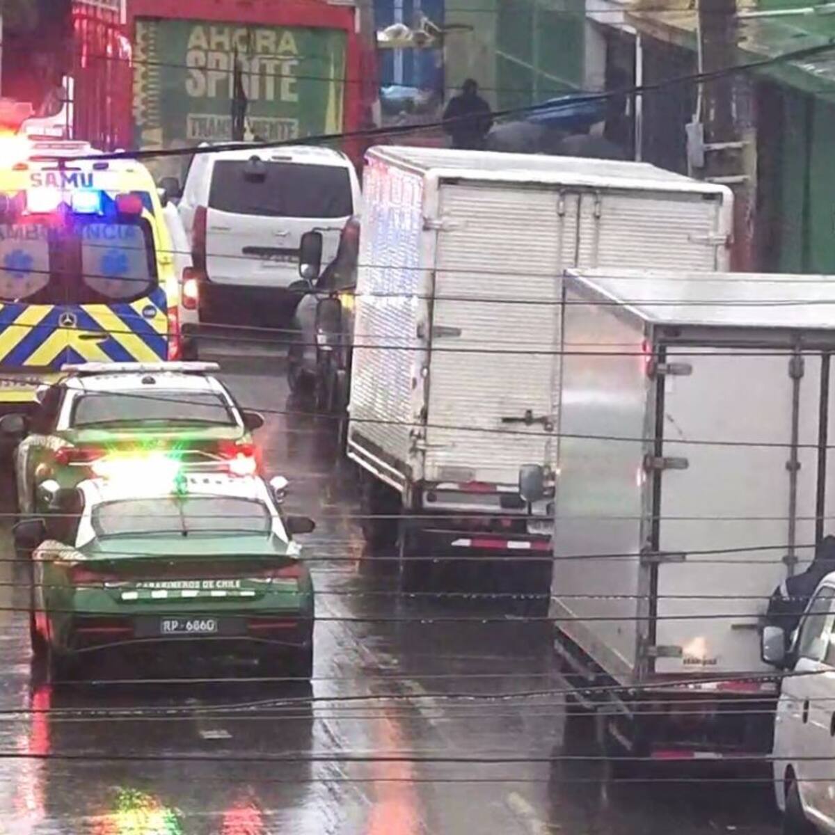Tiroteo en el centro de Santiago: asalto a camión de valores termina con presunto ladrón fallecido