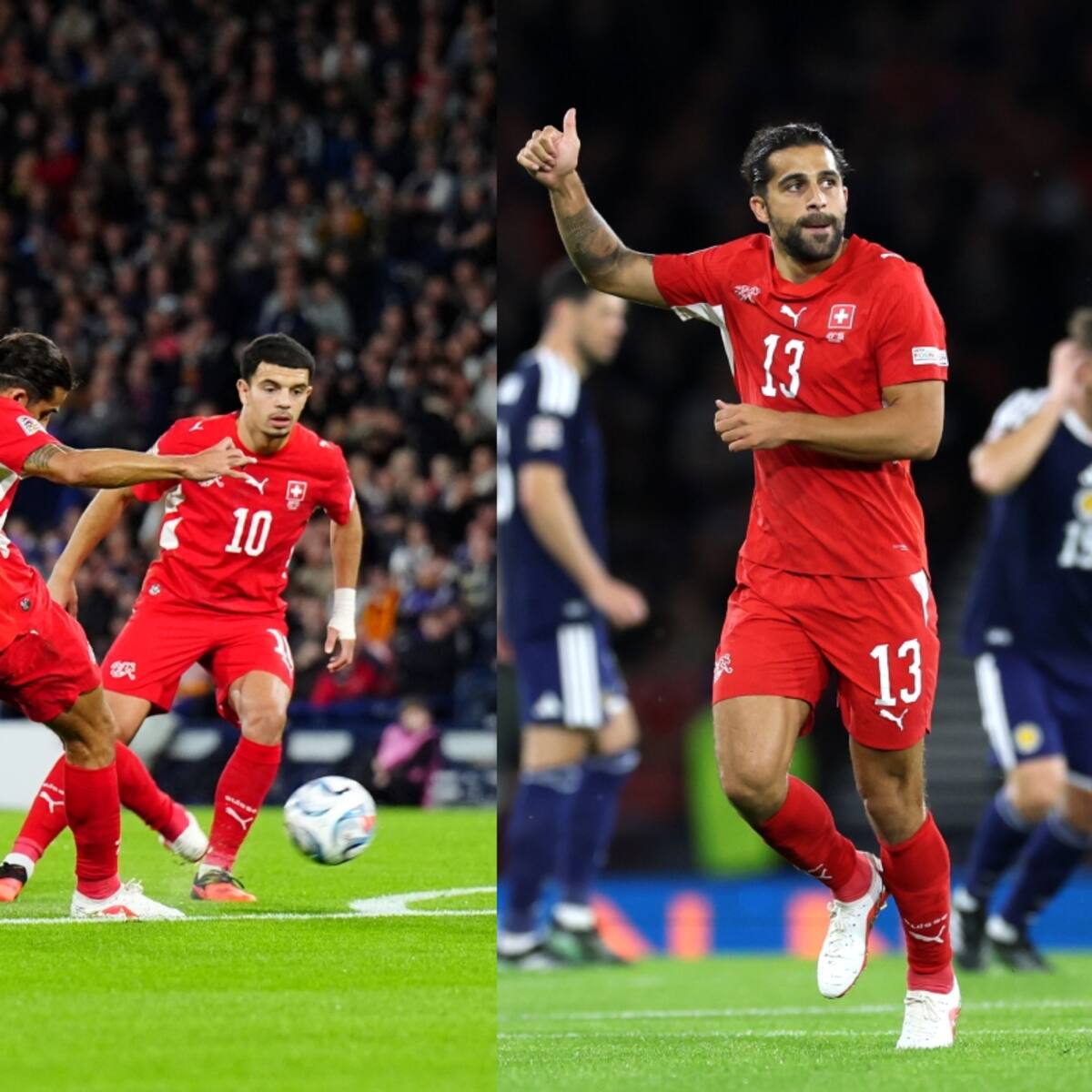 Un “chileno” deslumbra en la UEFA Nations League: el tremendo golazo que anotó Ricardo Rodríguez