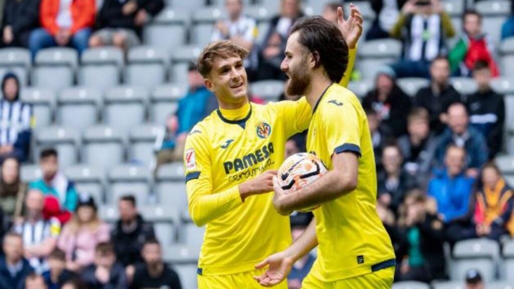 Ben Brereton y su primer gol con el Villarreal: "Tuve un poco de suerte con el rebote, ha sido una buena prueba"