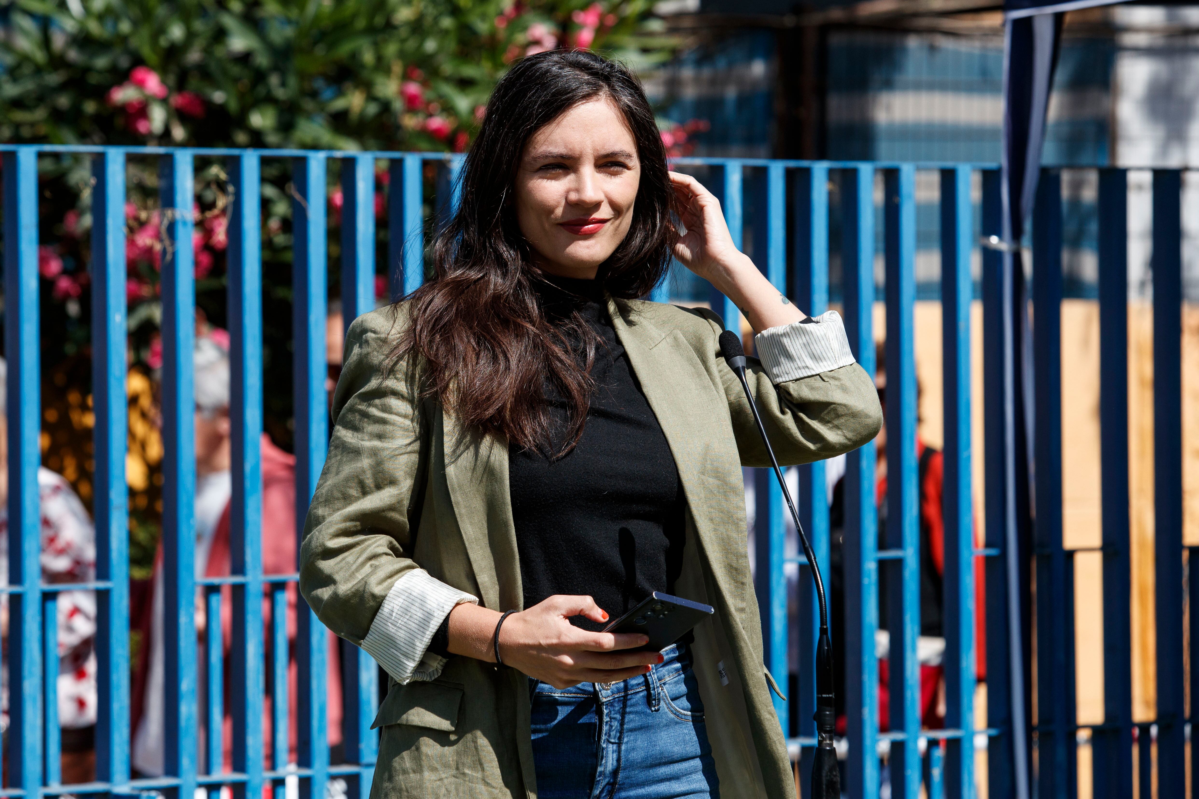 Camila Vallejo, reconocida hincha de la U | Agencia Uno