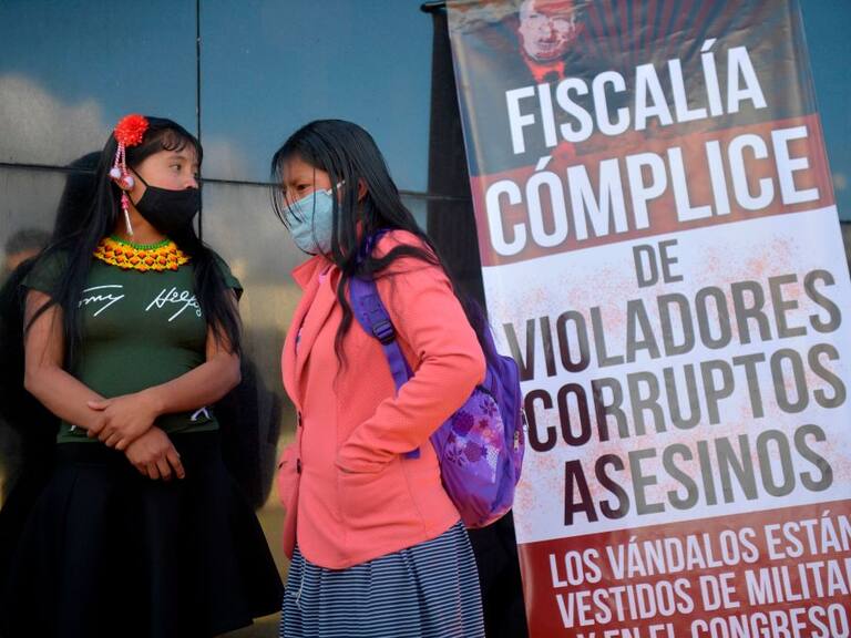 Indígenas acusan a la fiscalía de Colombia por no actuar ante crímenes