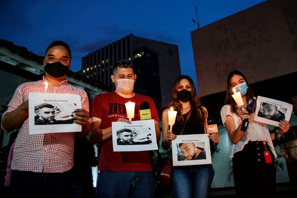 Periodistas y fotógrafos colombianos homenajean a Felipe Guevara quien fue asesinado en Cali