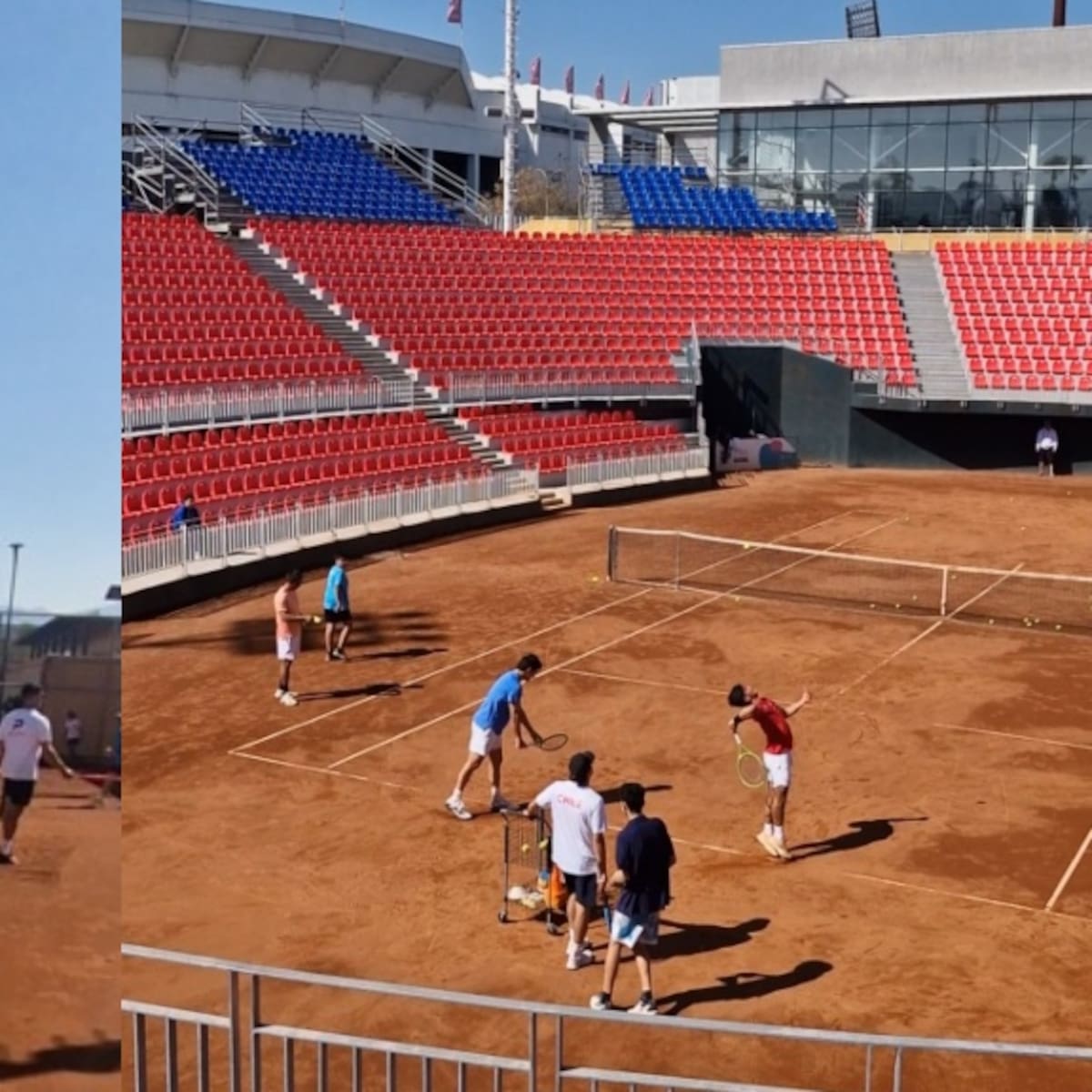 Chile comienza sus prácticas para la serie de Copa Davis ante España con una sorpresa en el plantel