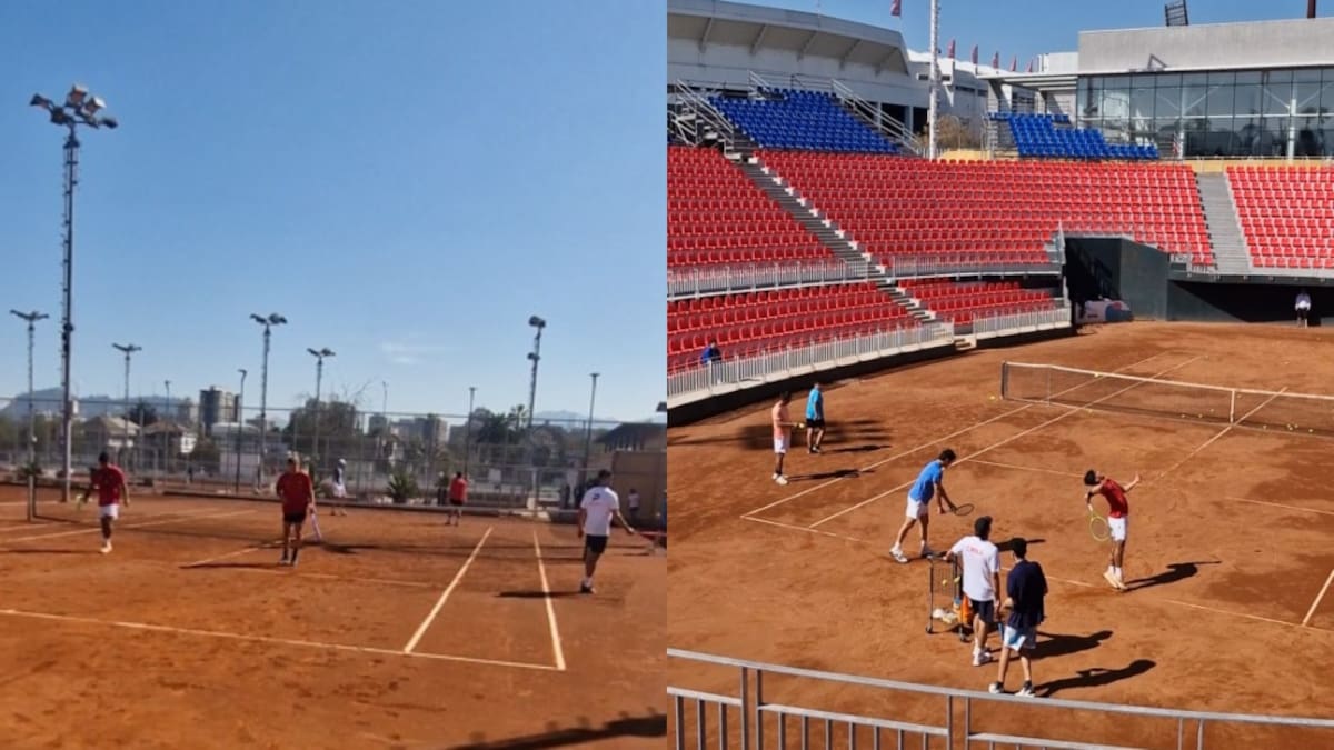 Chile comienza sus prácticas para la serie de Copa Davis ante España con una sorpresa en el plantel