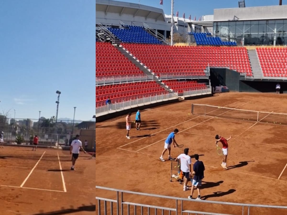 Chile comienza sus prácticas para la serie de Copa Davis ante España con una sorpresa en el plantel