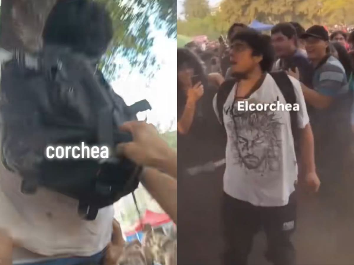 Brutal ataque a streamer chileno “Corxea” en el centro de Santiago: fue rodeado, agredido y hasta le robaron