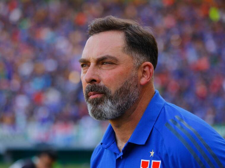 22 de Enero del 2020/TEMUCO
El director tecnico de Universidad de Chile Hernan Caputto, durante el partido Final por la Copa Chile MTS 2019, entre Colo Colo y Universidad de Chile disputado en el Estadio German Becker de la ciudad de Temuco.
FOTO:SEBASTIAN BROGCA/AGENCIAUNO