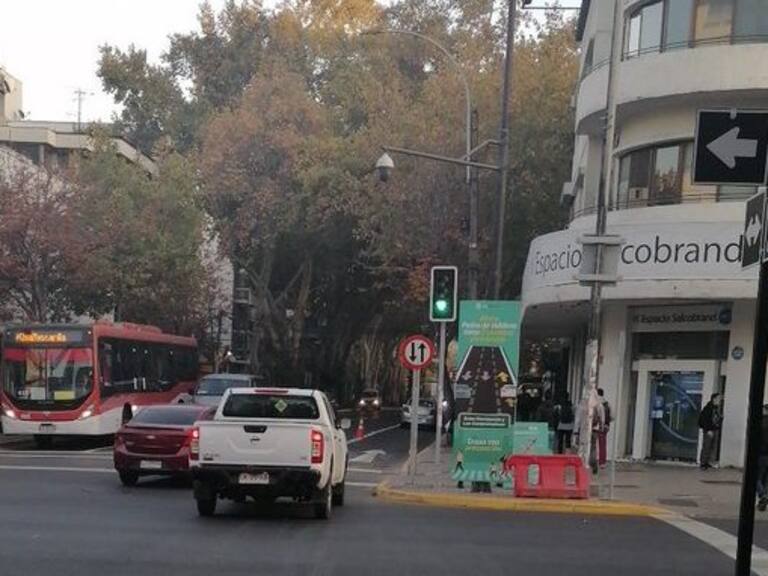 Tramo de Pedro de Valdivia entre avenida Providencia y Los Conquistadores ahora es bidireccional