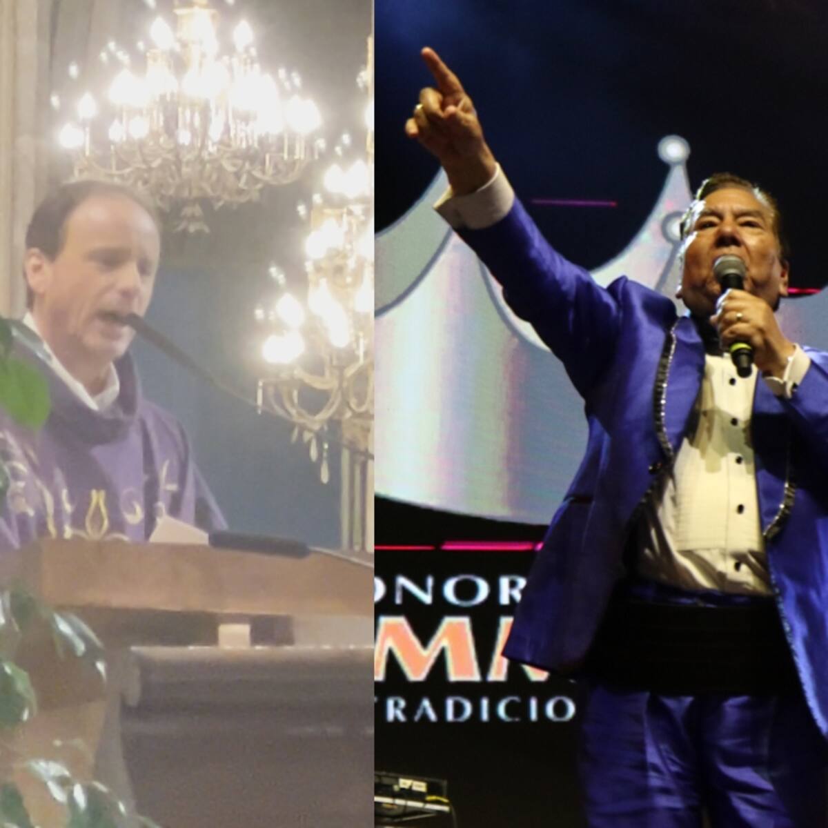 Sacerdote sorprende a presentes en la misa de Tommy Rey cantando uno de sus más recordados éxitos en la Catedral