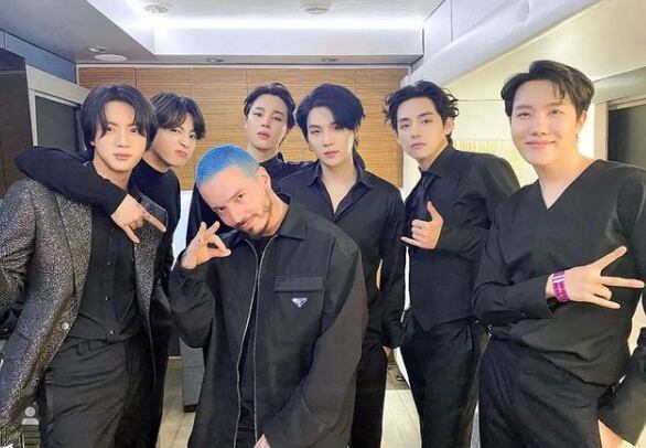 Posible colaboración entre J Balvin y BTS