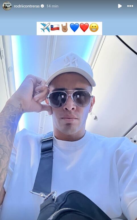 Rodrigo Contreras rumbo a Chile para firmar por la U | Instagram