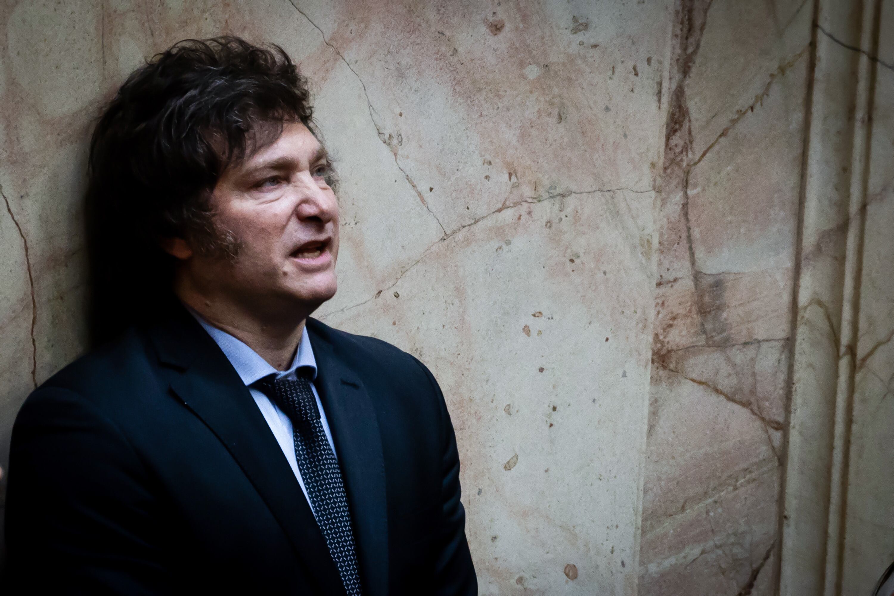 Javier Milei fue hasta La Bombonera, y no fue bien recibido | Getty Images
