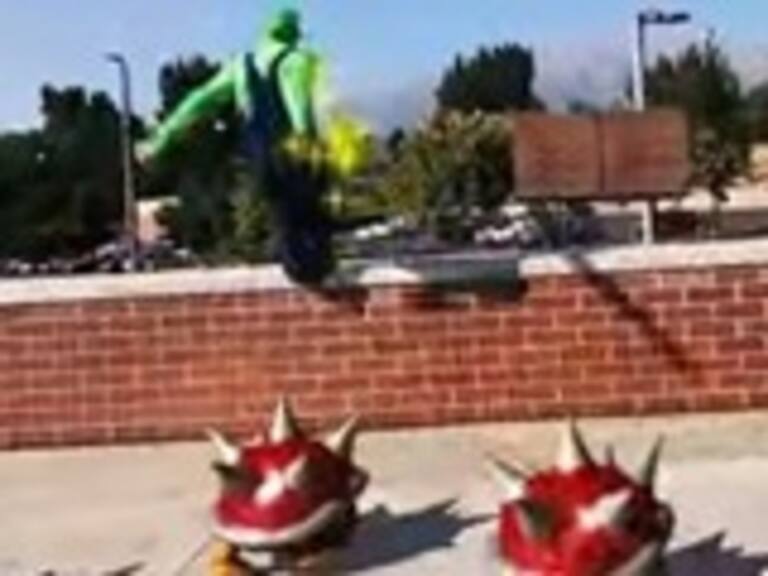 Mira cómo sería jugar «Super Mario» en la vida real