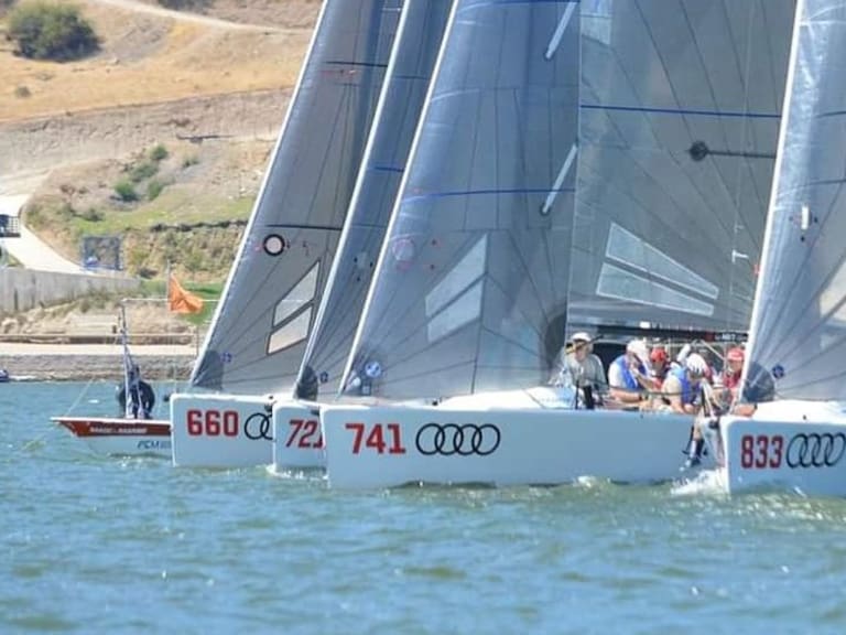 Este viernes comienza el Nacional de Veleros Melges en el lago Rapel