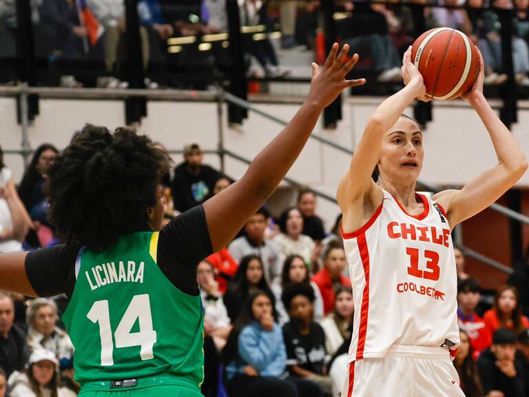 Chile no pudo con Brasil en la tercera fecha del Campeonato Sudamericano de Básquetbol Femenino