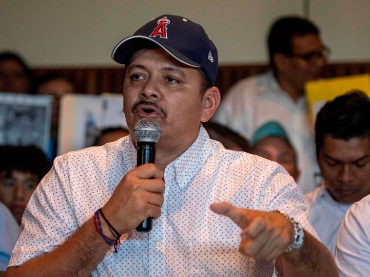 El dirigente campesino nicaragüense Medardo Mairena