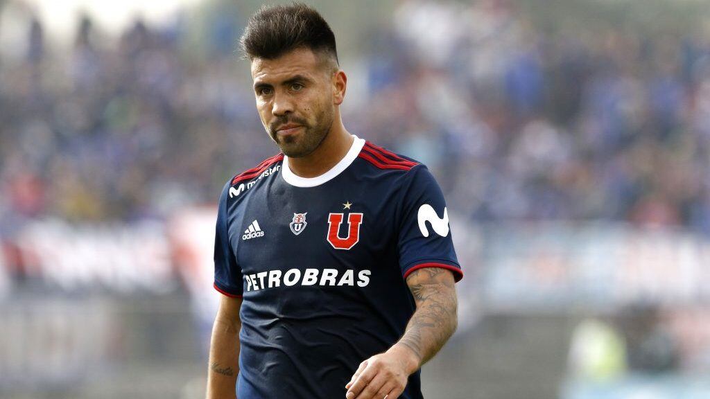 27 de julio de 2019/SANTIAGOGonzalo Espinoza durante el partido por la primera fecha de la Segunda Rueda del Campeonato AFP Plan Vital 2019 entre Palestino vs Universidad de Chile jugado en el Estadio La Cisterna 
FOTO: MARIO DAVILA/GENCIAUNO