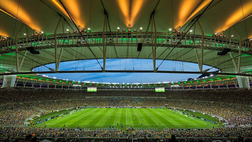 The inaugural international match between Brazil and England sees the reborn and completely refurbished Maracana stadium at a cost of U$S 500 million to the Brazilian taxpayer which caused so much controversy for the preparations of the 2014 WC to be held in Brazil, Rio de Janeiro, 2013. (Photo by Christopher Pillitz/Getty Images)