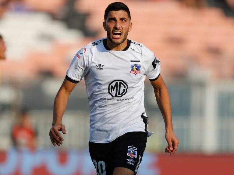 29 de Febrero del 2020/SANTIAGONicols Blandi celebra el segundo gol para Colo Colo ,durante el partido valido por la sexta fecha del campeonato AFP Plan Vital entre Colo Colo vs Universidad de Concepcin, disputado en el Estadio Monumental.
FOTO:JAVIER VERGARA/AGENCIAUNO