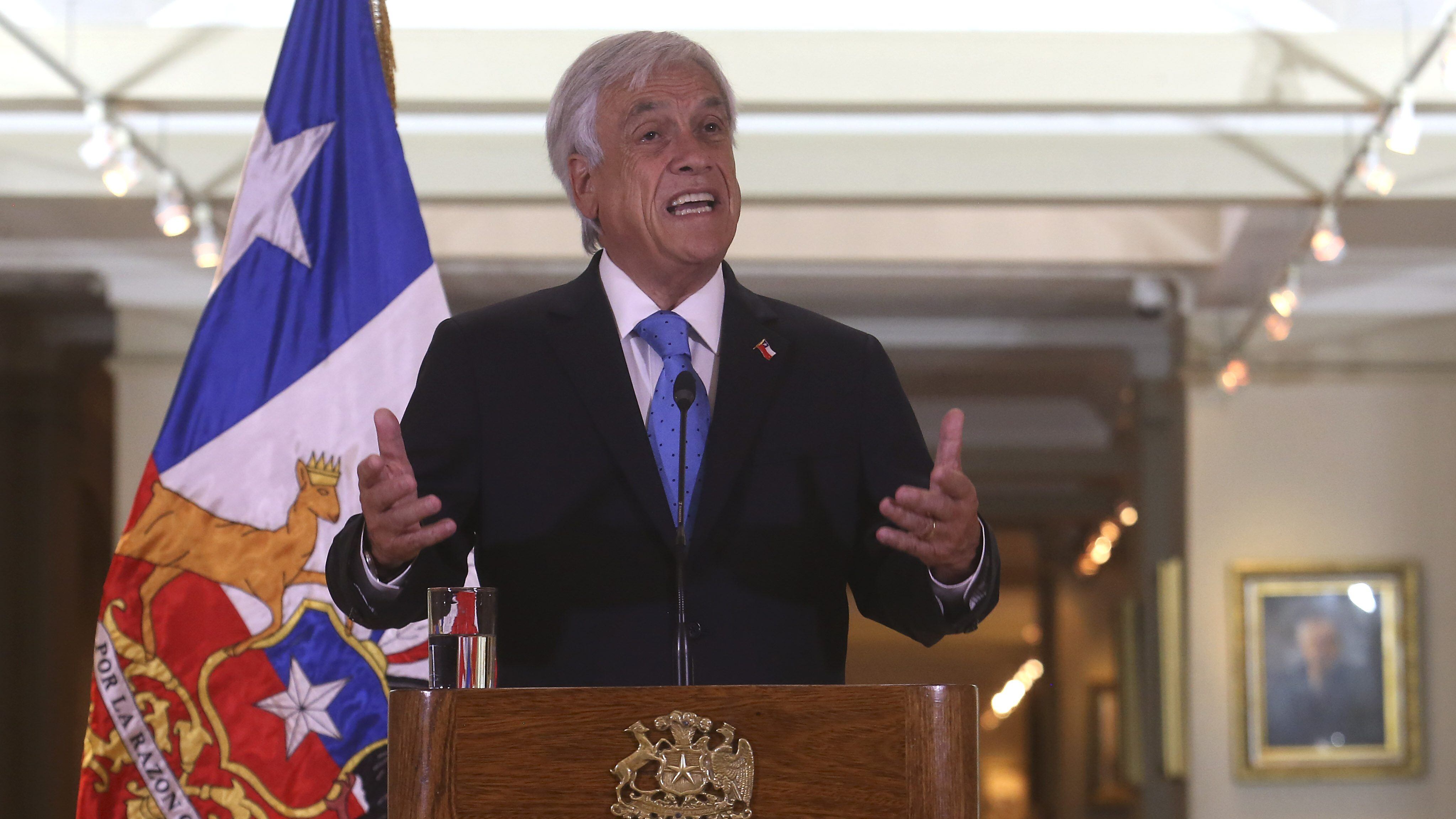 01 de Marzo de 2019/SANTIAGOEl Presidente de la Repblica, Sebastin Piera, emite unas palabras al termino de  la Cuenta Pblica del presidente de la Corte Suprema de Justicia.
FOTO:CRISTOBAL ESCOBAR/AGENCIAUNO