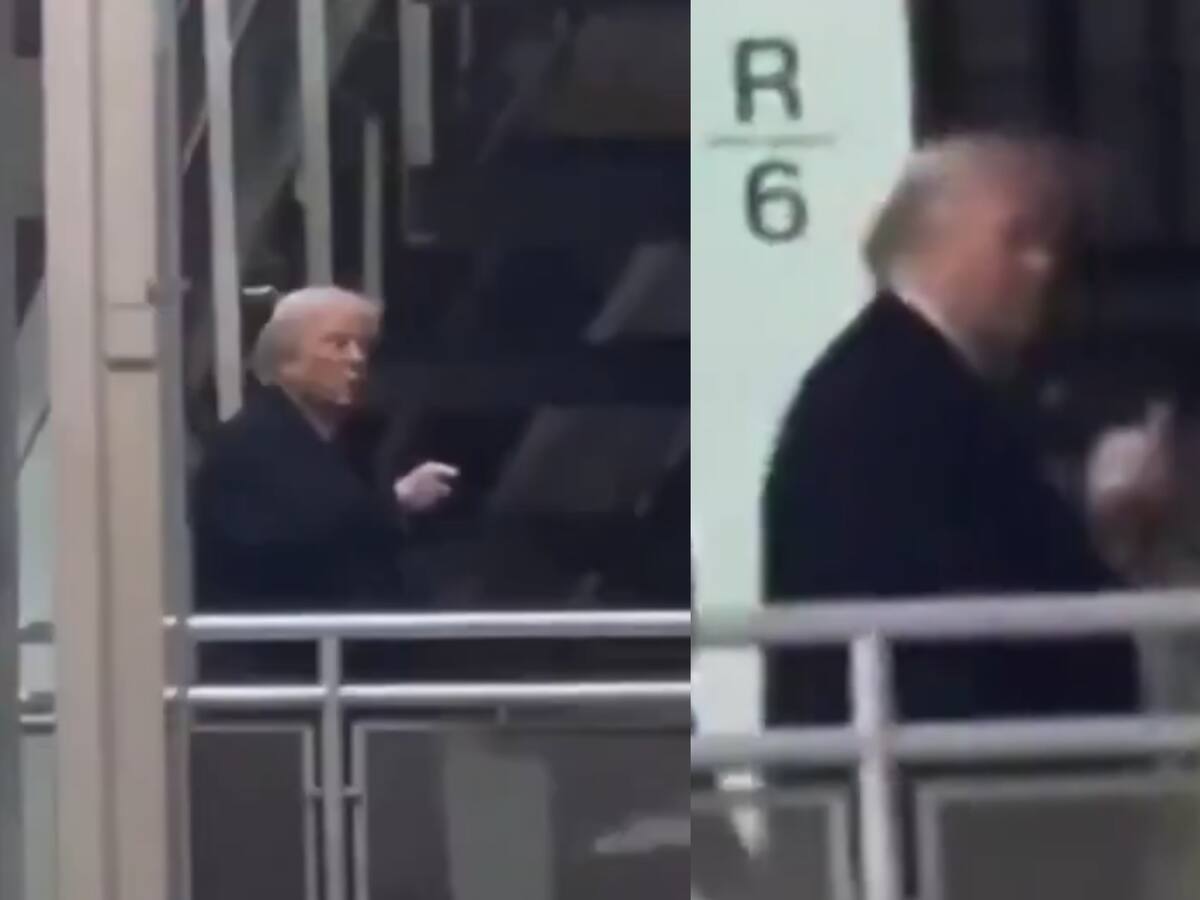 “No me arrepiento en absoluto”: captan a Trump insultando y haciendo gestos obscenos a trabajador que lo abucheó