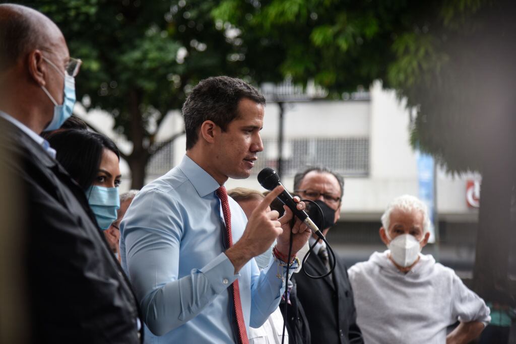 Guaidó habla en Caracas de Venezuela
