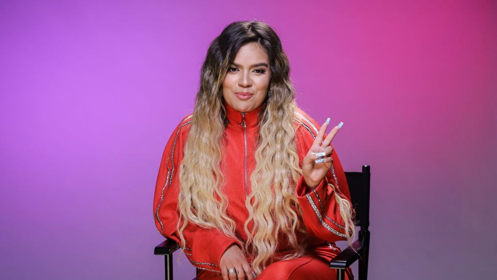 MIAMI, FLORIDA - JANUARY 07: Karol G visits La Musica Studio on January 07, 2020 in Miami, Florida. (Photo by John Parra/Getty Images)