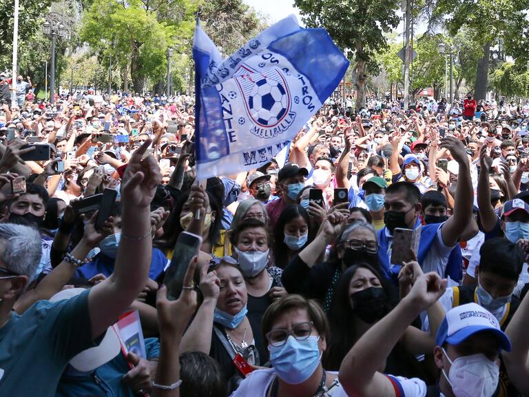 El multitudinario festejo de Deportes Melipilla tras regresar a Primera División