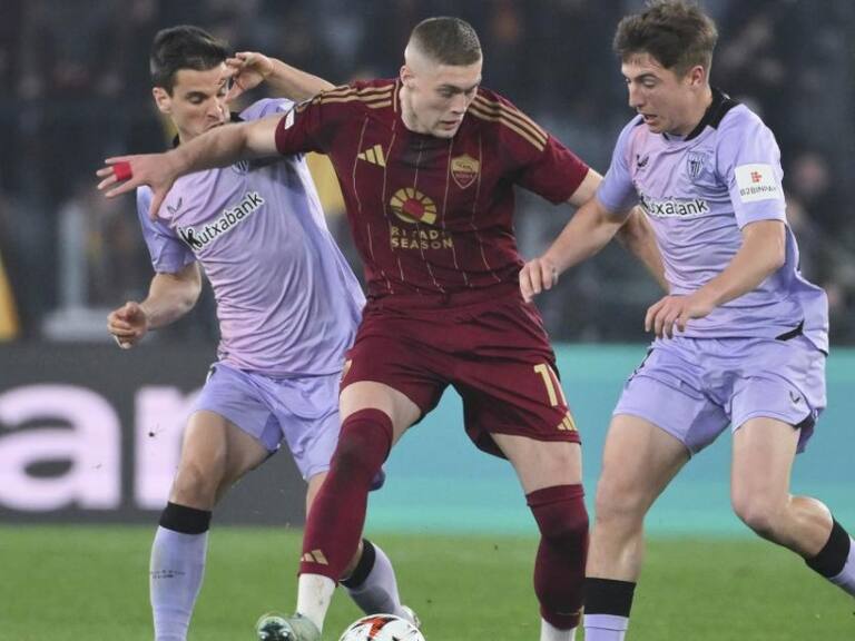 Roma consigue agónico triunfo sobre el Athletic Club y toma ventaja por los octavos de la UEFA Europa League