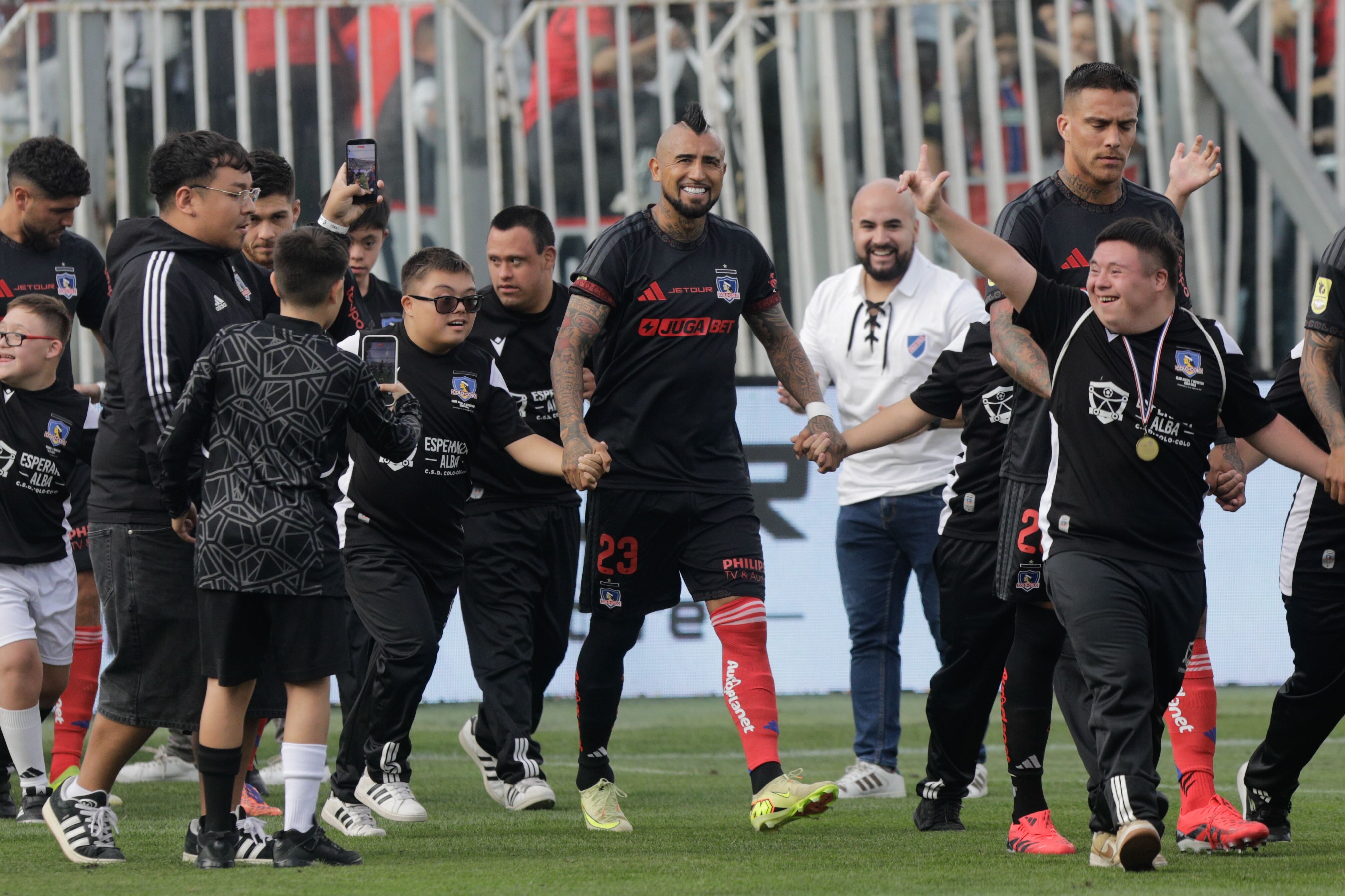 Arturo Vidal en el duelo ante Coquimbo Unido por la Copa de la Liga