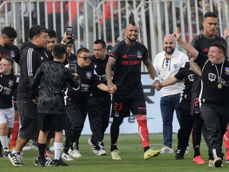 Arturo Vidal en el duelo ante Coquimbo Unido por la Copa de la Liga