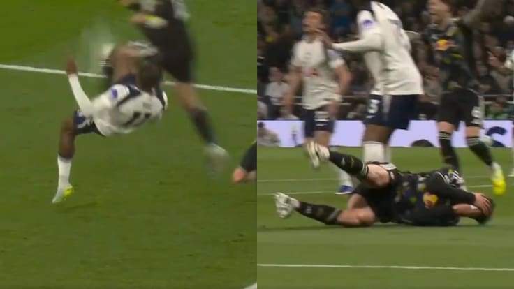 Marcó el gol que salvaba al Tottenham del descenso pero cometió un insólito penal de chilena